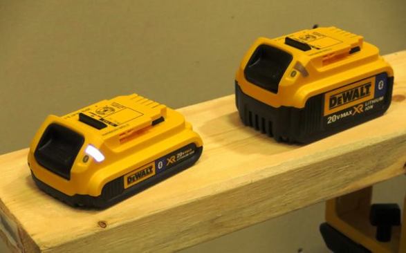 These Bluetooth enabled batteries were among the more interesting new items at the event. The illuminated light indicates the one on the left is communicating with a smart phone app (more on that in the next slide). The upcharge for Bluetooth functionality is about $20 per battery.