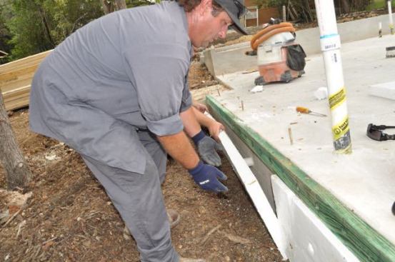 The guys from Termi-Mesh did a great job installing our foam.
