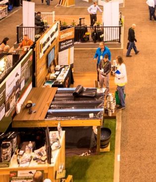 Goberco- a Canadian manufacturer - brought examples of their deck drainage membrane to the Deck Expo this year.