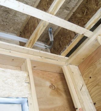 Two-stud corners also reduce thermal bridging.