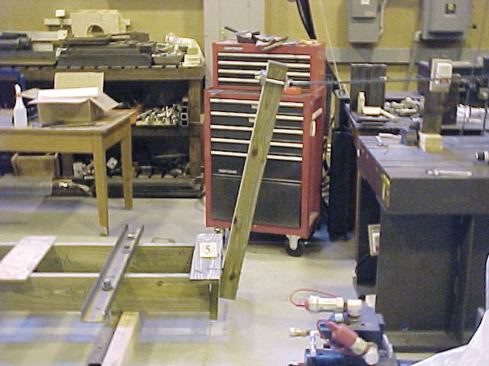 Although the bolted and lagged connections appeared sturdy, neither type could come close to meeting the target 500-pound test load.