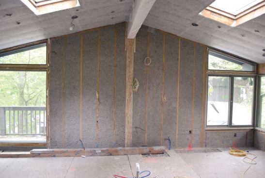 Then, we installed Parallam posts at each end.