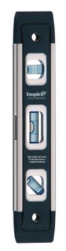 This is the real thing, an Empire em81.9 True Blue (blue liquid in the vials) magnetic torpedo level.