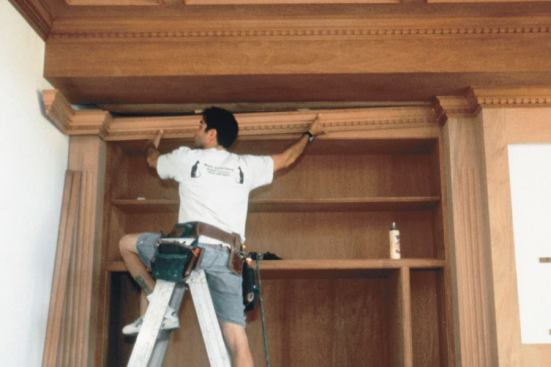 Careful measurements, accurate angles, and some preassembly make installing crown molding as easy as running baseboard