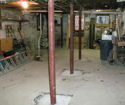 Work like this is not glamorous, but doing it right ensures that any renovations done upstairs will be properly supported.