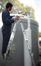 The author developed an interest in rainwater collection when working in Suriname with the Peace Corps. When he returned home to Texas, he established a company that sets up rainwater-collection systems for potable and non-potable uses.