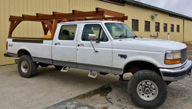 Cantilevered over the crew cab? No problem.