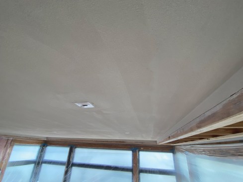 The author’s crew ripped plywood to form a screed.