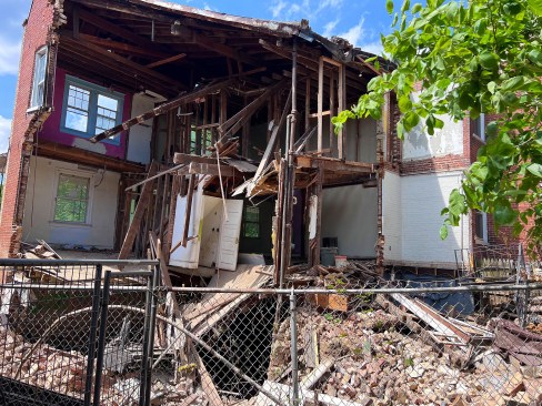 Photos posted by the D.C. Fire and EMS Department show the tragic consequences of undermining the foundation when digging down a basement.