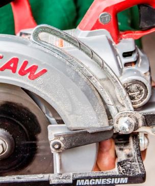 The one thing Skil failed to improve when they designed this saw was the depth bracket. If the saw gets banged around (and every saw does) the bracket will no longer slide smoothly and you'll have to bang the base to get it to move.