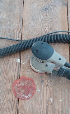For tough sanding of epoxy floor patches, a foam pad (which is included in each pack of discs) is required on the sander. This helps extend the life of the disc; in this sort of application, SandNet discs last about twice as long as paper discs. But at four to five times the cost, they leave much to be desired.