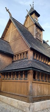 The Kościół Wang, as it is locally known today, is a Norwegian “stave” church dating from around 1200 that was moved in 1842 to Karpacz, Poland. There are no metal fasteners except in the domed copper roof, gutters, and some flashings. Even the wall and roof shingles are doweled in place.  All photos by Clayton DeKorne.