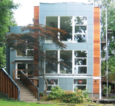 The open-joint method can be used with either board or panel siding. While most often used in commercial construction, it’s gaining popularity in residential applications, too.