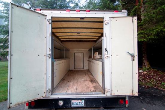 An empty truck is an empty slate. We decided to be picky about what went back into ours because more isn’t always better.