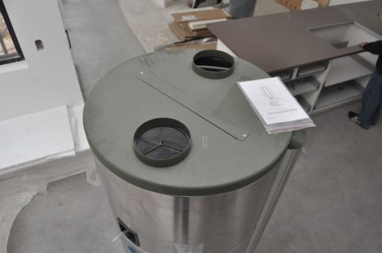 I like how this AirTap-brand water heater can be ducted in and out so it can be located in a small closet, if needed.