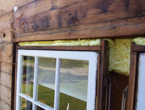 The author insulated around the jambs and in the sashweight pockets with a combination of rigid and spray foam.