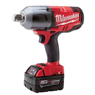 M18 FUEL 3/4-inch HTIW with friction ring. This tool has the same drive train and impact mechanism as the previous tool. The torque rating, though, is slightly higher—which is probably attributable to the greater mass and stiffness of the larger driver. This tool produces up to 375 ft-lbs of fastening torque in Mode 1, and up 750 ft-lbs in Mode 2. It produces up to 1,200 ft-lbs of nut-busting torque. The 3/4-inch HTIW will be sold bare (2764-20) and in a two-battery kit (2764-22). Online price: two-battery kit $499; bare $269.