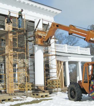 Moving a column with the lift