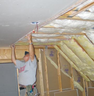 On this project, the author also used a 144-inch-long story pole as a measuring stick.