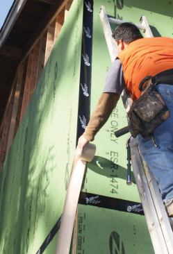 Corners are typically taped by hand.