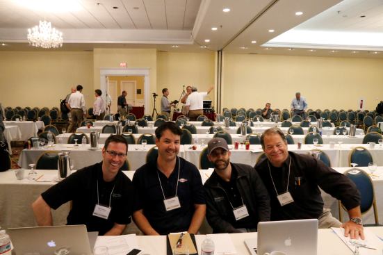 Part of the Risinger Homes Crew. L-R Matt Risinger, David Moody, Ryan Pyka, Tim Hill