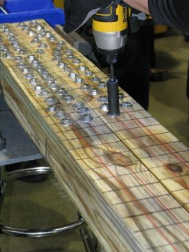 The DCF886 was able to drive 189 lags per charge.