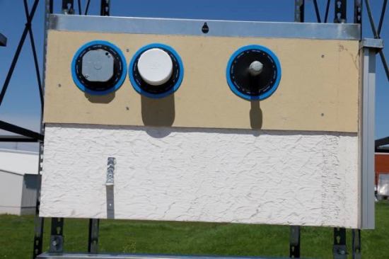 Fluid Applied Tyvek is faring well so far.