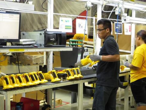 These XRP recip saws have been assembled and tested and are ready for labeling.