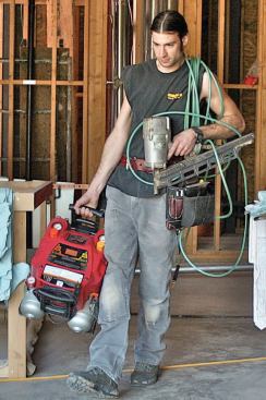 Since the Max weighs just 46.3 pounds, it's easy to unload from a pickup and move around the job site.