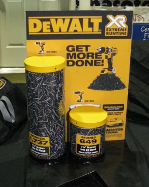 According to DeWalt, the new brushless drill/driver (with a 2.0 Ah pack) can drive 1,737 1 1/4-inch drywall screws per charge to the older brushed drill/driver’s (with a 1.5 Ah pack) 640.