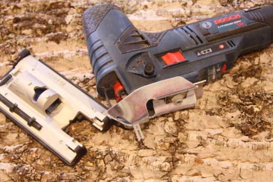The Bosch JS120BN is compatible with the Collins Coping Foot.