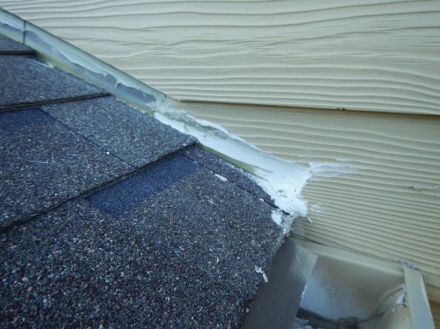Caulking is not a good substitute for flashing.