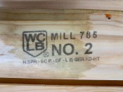 The West Coast Lumber Inspection Bureau, or WCLB (as identified on this grade stamp), merged operations with the Pacific Lumber Inspection Bureau (or PLIB, as identified in Table 4G, below).