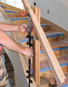 Rail heights also need to accommodate the balusters.