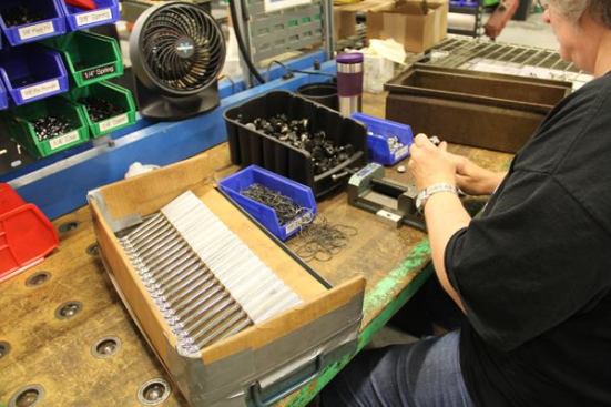 Ratchets are assembled at the Sycamore plant with parts produced in other factories. 
Click here for a video of ratchets going together.