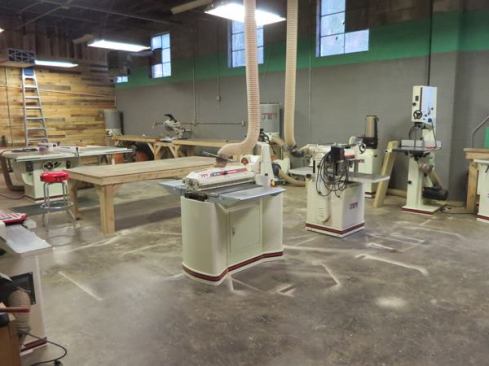 This is looking through the door into the machine room.