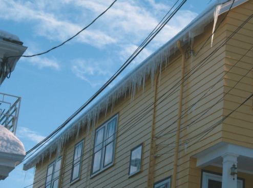 The benefits of the added insulation were apparent as the job progressed.