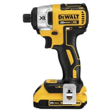 The DCF886 is DeWalt’s newest brushless impact driver. It has a single speed range and a conventional 1/4-inch hex chuck. The tool has a no-load speed of 0-2,800 RPM, produces 0-3,200 impacts per minutes, and is rated for a maximum torque of 1,500 inch-pounds. The DCF886 is available bare, or in kit form with two 2.0 Ah XR packs ($219-239) or two 4.0 Ah XR packs ($269-299).