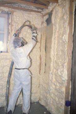 Open-cell foam can be installed in a single pass, but because of its high expansion rate it must typically be trimmed after installation.