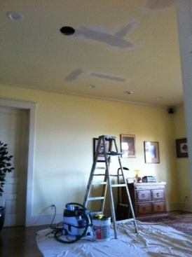 This is how repair skims look while drying. They turn white when dry.