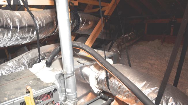 Ducts in hot attics is a major rookie mistake ... but it happens all the time.