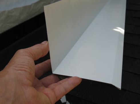 Or you can flash over the shingles