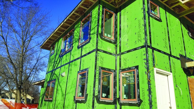 To avoid the risk of condensation in a cold-climate wall assembly, the R-value of cavity insulation ideally should match the R-value of continuous exterior insulation.