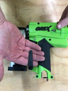 The belt hook is great. On the opposite side of the tool, there is an extra no-mar tip.