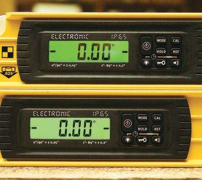 The IP65 Tech offers two backlight options. The soft backlight stays on until you turn it or the display off (or the display shuts itself off). The bright one turns off after a minute to save energy.