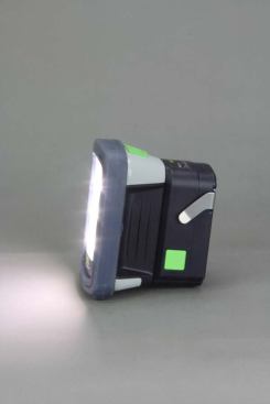 Light can be powered by an external battery