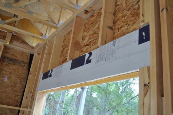 Look for my advanced framing video for more on making these insulated headers.