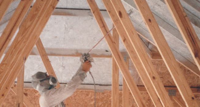 Lo/Mit lowemissivity silicone coating spray-applied to the roof underside is a cost-effective alternative method.
