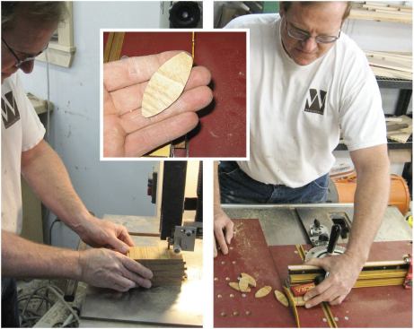 The border was supported between pedestals with custom made ipe biscuits.