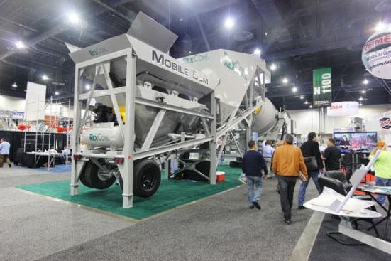 A portable - well, kind of portable - concrete batch plant.